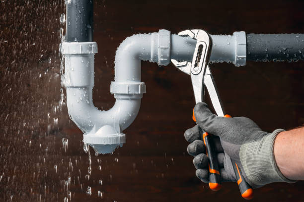 Professional Water Line Repair technician working in Menasha, WI